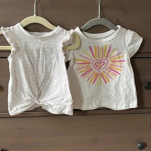 First Impressions baby girl shirts 6-9m